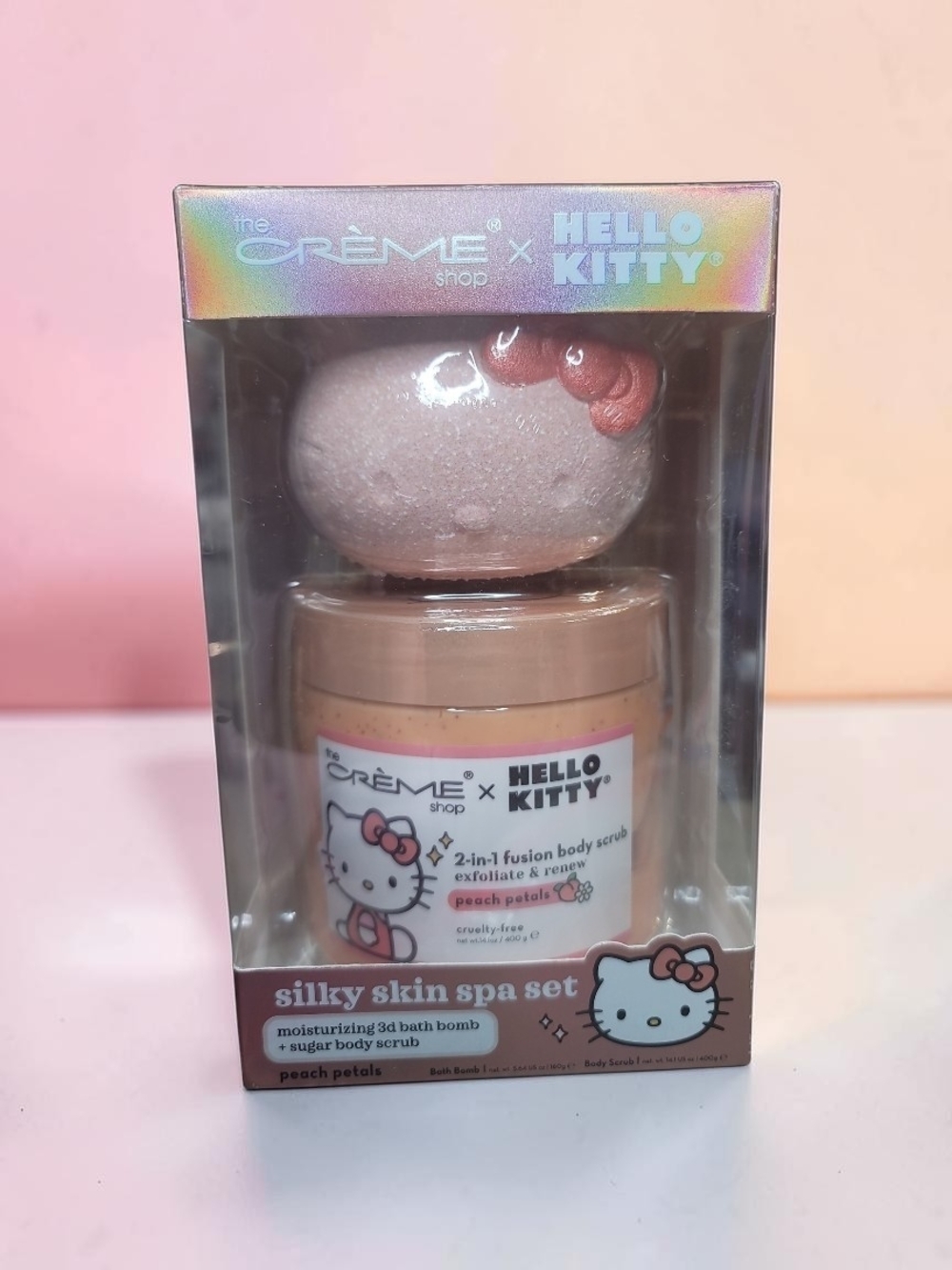 The Crème Shop x Hello Kitty Silky Skin Spa Set - Peach Petals